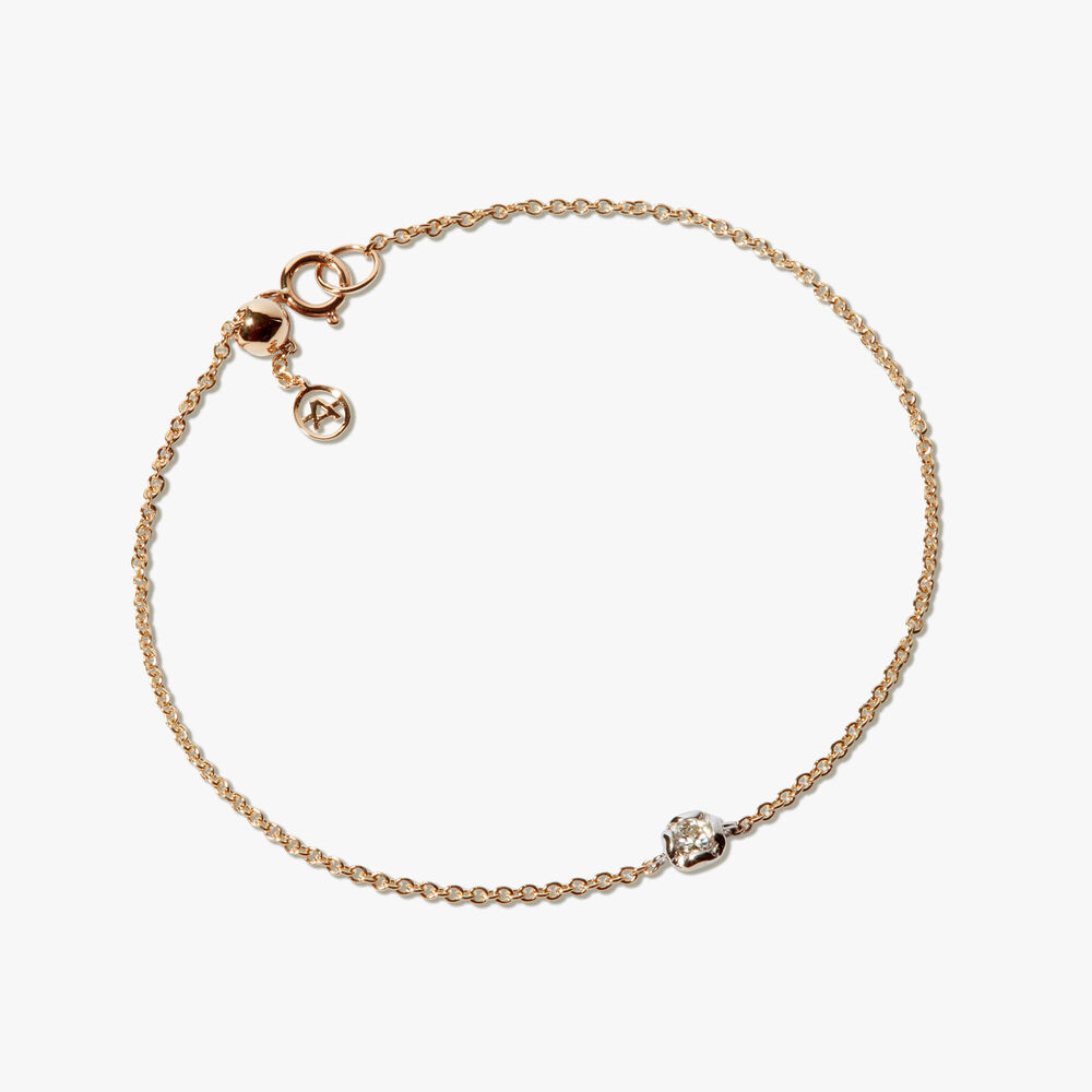 Marguerite 14ct Yellow Gold Diamond Bracelet | Annoushka jewelley